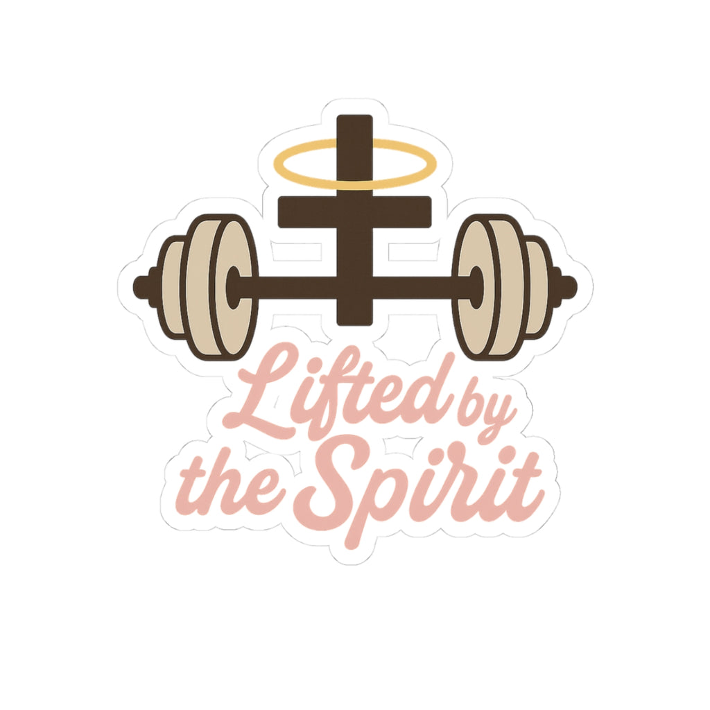 “Lifted by the Spirit” Faith + Fitness Sticker
