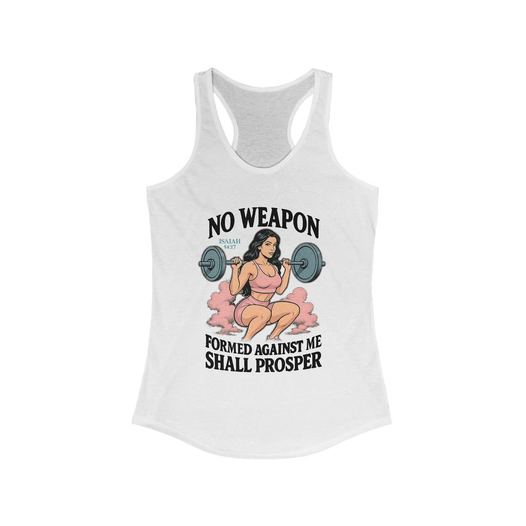 Empowered Women's Workout Tank - "No Weapon Formed Against Me Shall Prosper" Fitness Top, Motivational Gym Apparel, Great for [...]