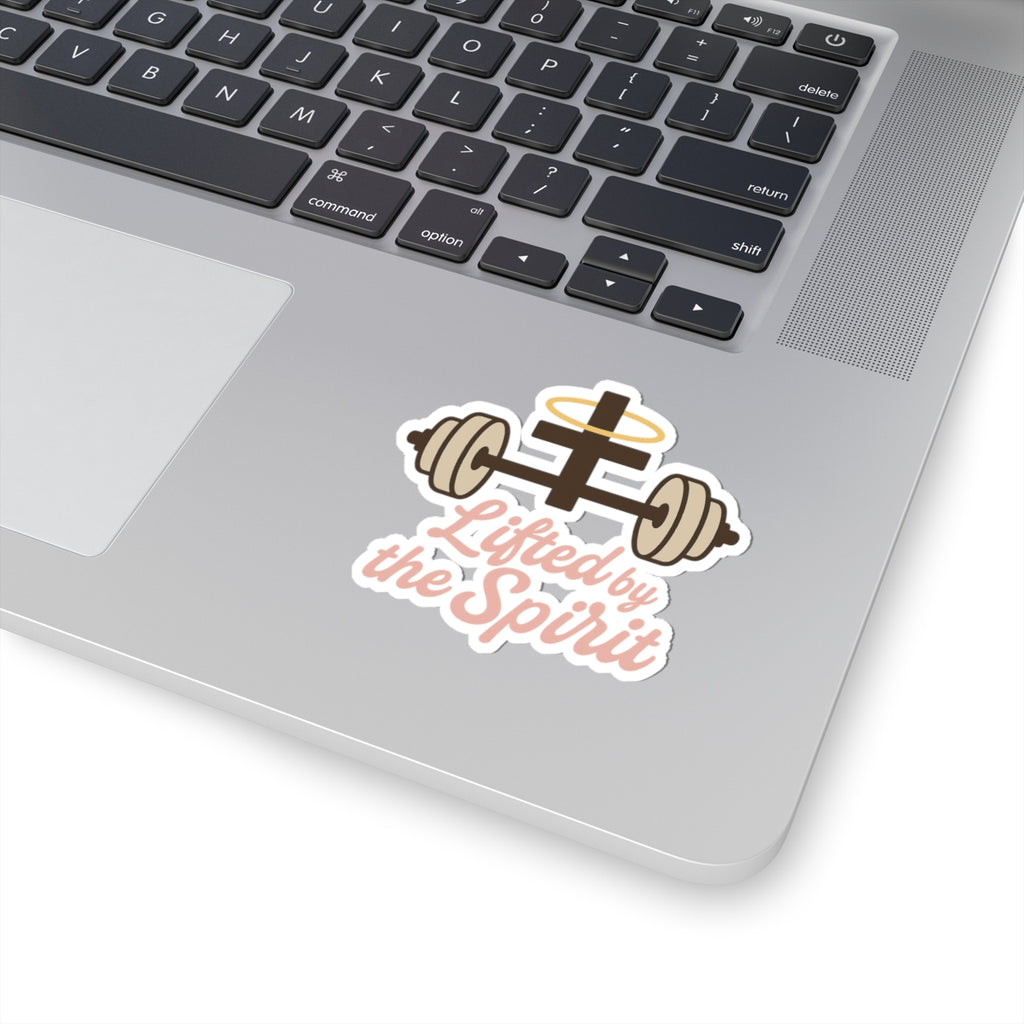 “Lifted by the Spirit” Faith + Fitness Sticker